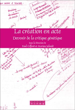 Cover La crÃ©ation en acte