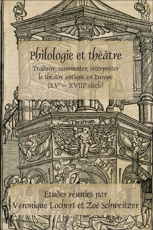 Cover Philologie et thÃ©Ã¢tre