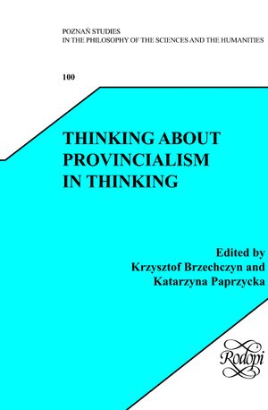 Cover Thinking about Provincialism in Thinking