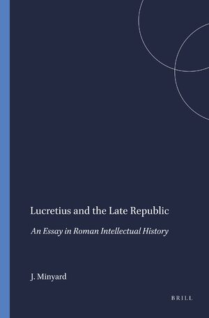 Cover Lucretius and the Late Republic