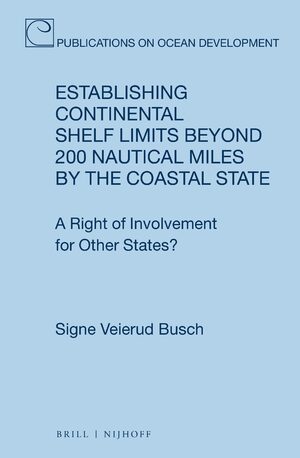 Cover Establishing Continental Shelf Limits Beyond 200 Nautical Miles by the Coastal State