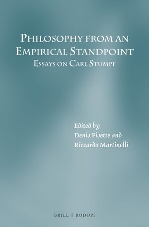 Cover Philosophy from an Empirical Standpoint: Essays on Carl Stumpf