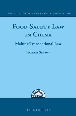 Cover Food Safety Law in China