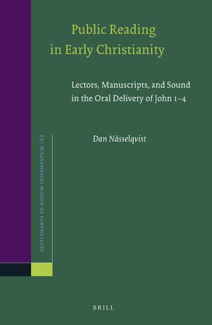Cover Public Reading in Early Christianity