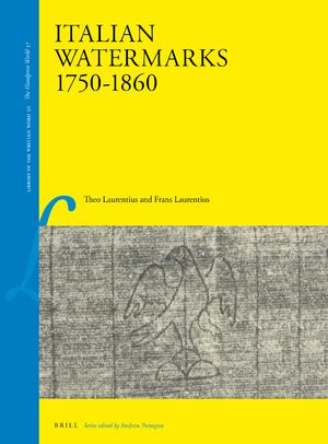 Cover Italian Watermarks 1750-1860