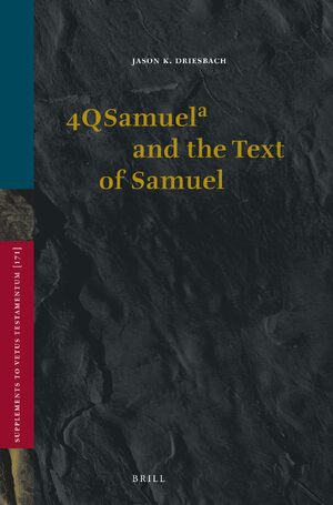 Cover 4QSamueláµ and the Text of Samuel