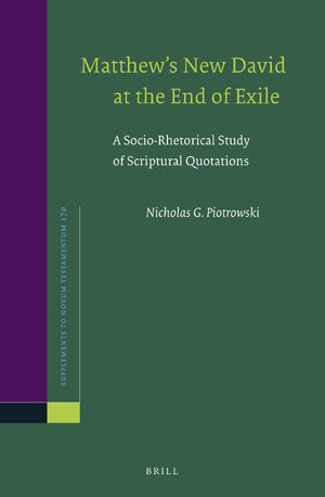 Cover Matthew’s New David at the End of Exile