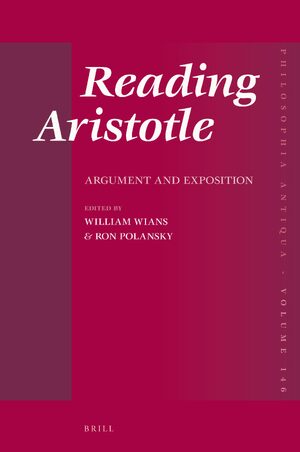 Cover Reading Aristotle