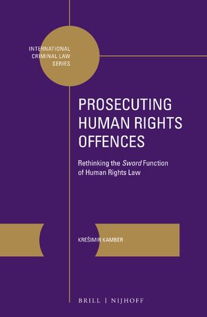 Cover Prosecuting Human Rights Offences