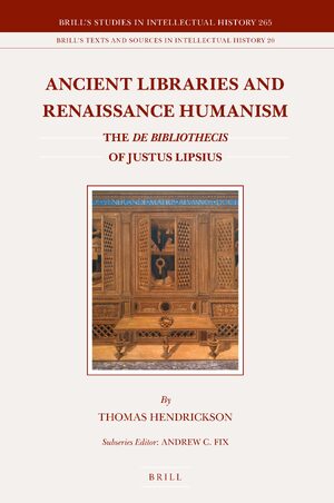 Cover Ancient Libraries and Renaissance Humanism