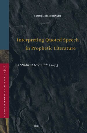 Cover Interpreting Quoted Speech in Prophetic Literature
