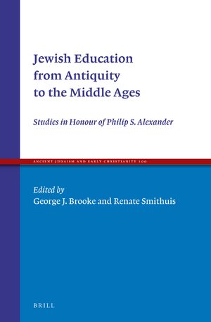 Cover Jewish Education from Antiquity to the Middle Ages
