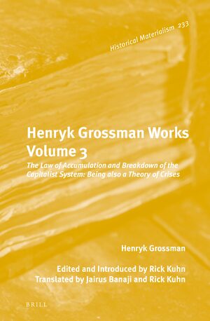 Cover Henryk Grossman Works, Volume 3