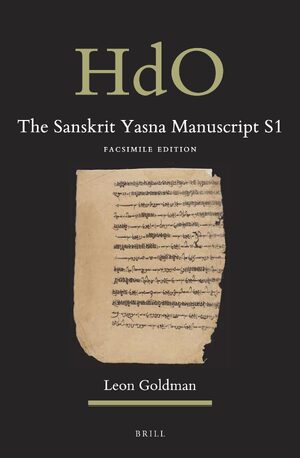 Cover The Sanskrit Yasna Manuscript S1