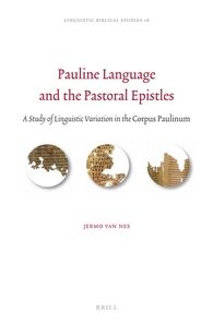 Cover Pauline Language and the Pastoral Epistles