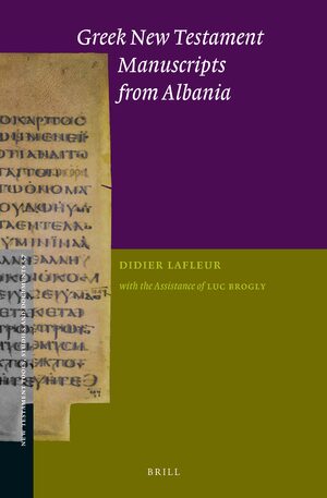 Cover Greek New Testament Manuscripts from Albania