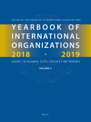Cover Yearbook of International Organizations 2018-2019, Volume 5