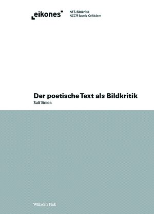 Cover Der poetische Text als Bildkritik