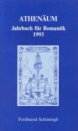 Cover AthenÃ¤um - 3. Jahrgang 1993 - Jahrbuch fÃ¼r Romantik