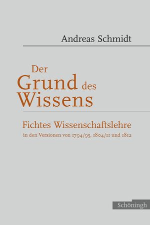 Cover Der Grund des Wissens