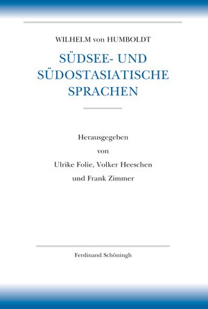 Cover SÃ¼dsee- und sÃ¼dostasiatische Sprachen