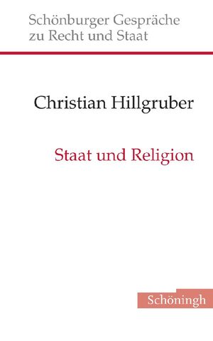 Cover Staat und Religion