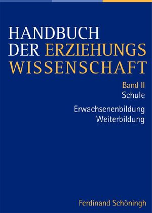Cover Handbuch der Erziehungswissenschaft