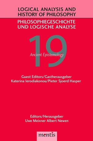 Cover Ancient Epistemology