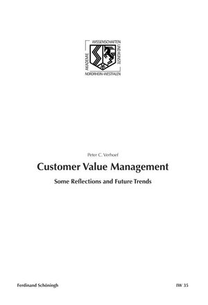 Cover Customer Value Management