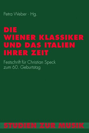 Cover Die Wiener Klassiker und das Italien ihrer Zeit