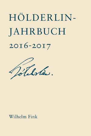Cover HÃ¶lderlin-Jahrbuch