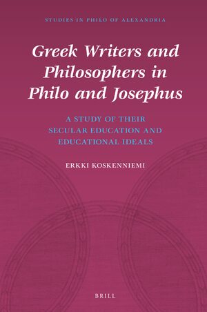 Cover Greek Writers and Philosophers in Philo and Josephus