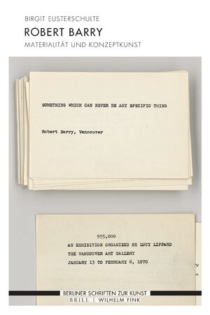 Cover Robert Barry