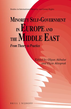 Cover Minority Self-Government in Europe and the Middle East