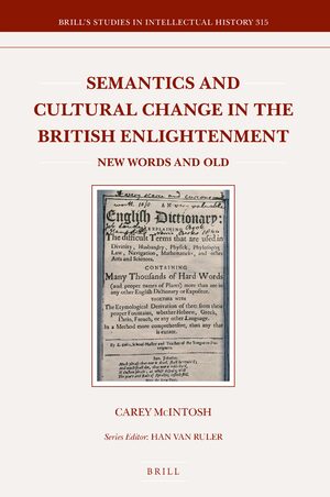 Cover Semantics and Cultural Change in the British Enlightenment: New Words and Old