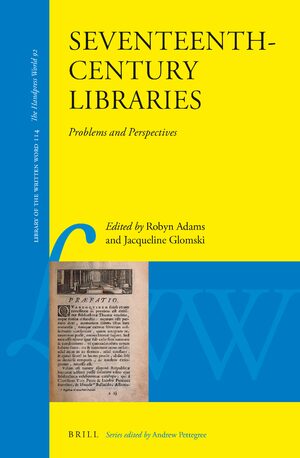 Cover Seventeenth-Century Libraries