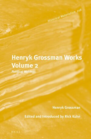 Cover Henryk Grossman Works, Volume 2