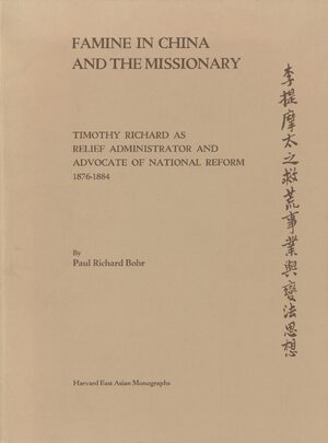 Cover Famine in China and the Missionary