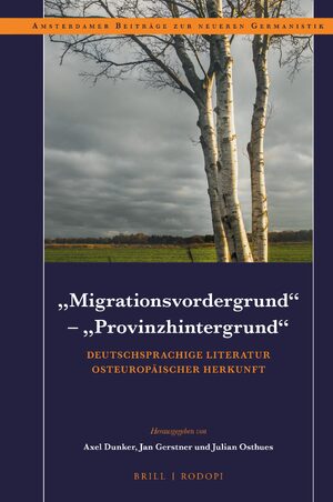 Cover "Migrationsvordergrund" â "Provinzhintergrund"