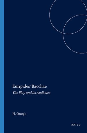 Cover Euripides' <i>Bacchae</i>