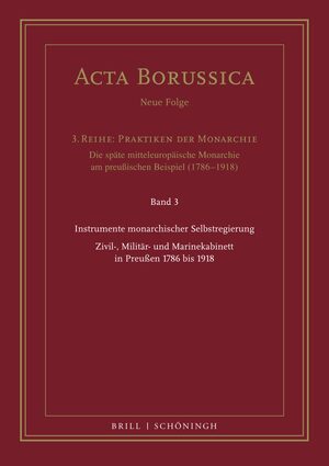 Cover Instrumente monarchischer Selbstregierung