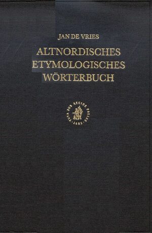 Cover Altnordisches etymologisches Wörterbuch