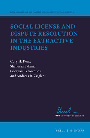 Cover Social License and Dispute Resolution in the Extractive Industries