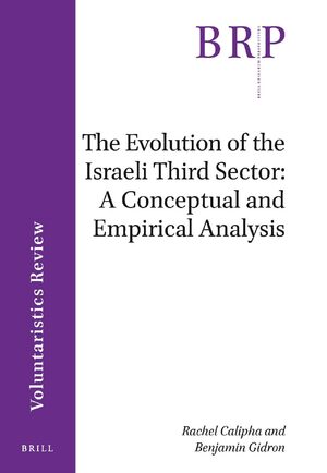 Cover The Evolution of the Israeli Third Sector