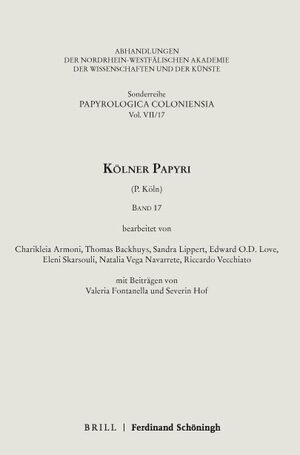 Cover KÃ¶lner Papyri