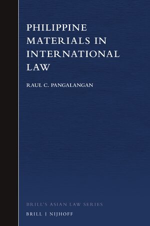 Cover Philippine Materials in International Law
