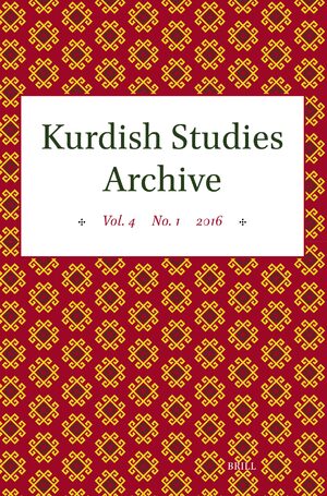 Cover Kurdish Studies Archive