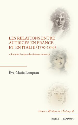 Cover Les relations entre autrices en France et en Italie (1770-1840)