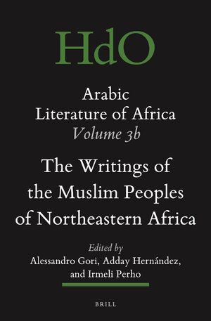 Cover Arabic Literature of Africa, Volume 3b