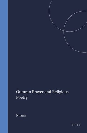 Cover Qumran Prayer and Religious Poetry